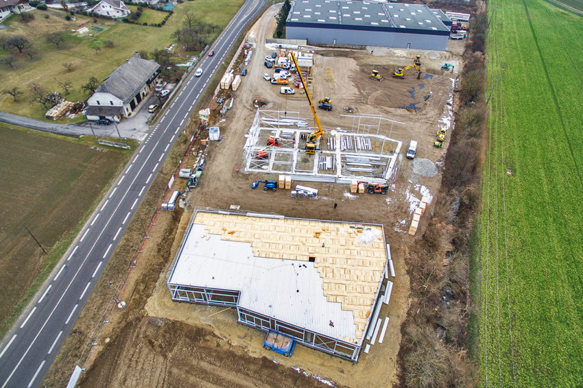 Suivi de chantier village d'entreprises Sillingy (du 18 décembre 2016 au 8 janvier 2017)